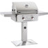 American Outdoor Grill T-Series 24-Inch 2-Burner Freestanding Natural Gas Grill On Pedestal AOG 24NPT-00SP