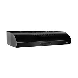 42 inch black range hood top