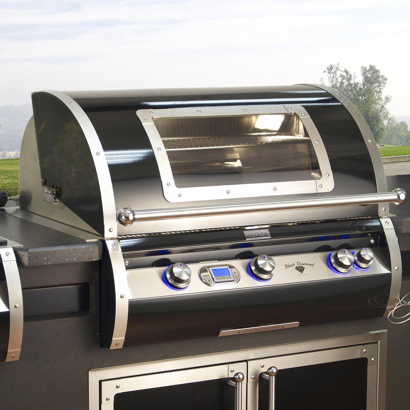 Fire Magic Echelon Black Diamond 36 Inch Built In Natural Gas Grill H7 BBQHangout