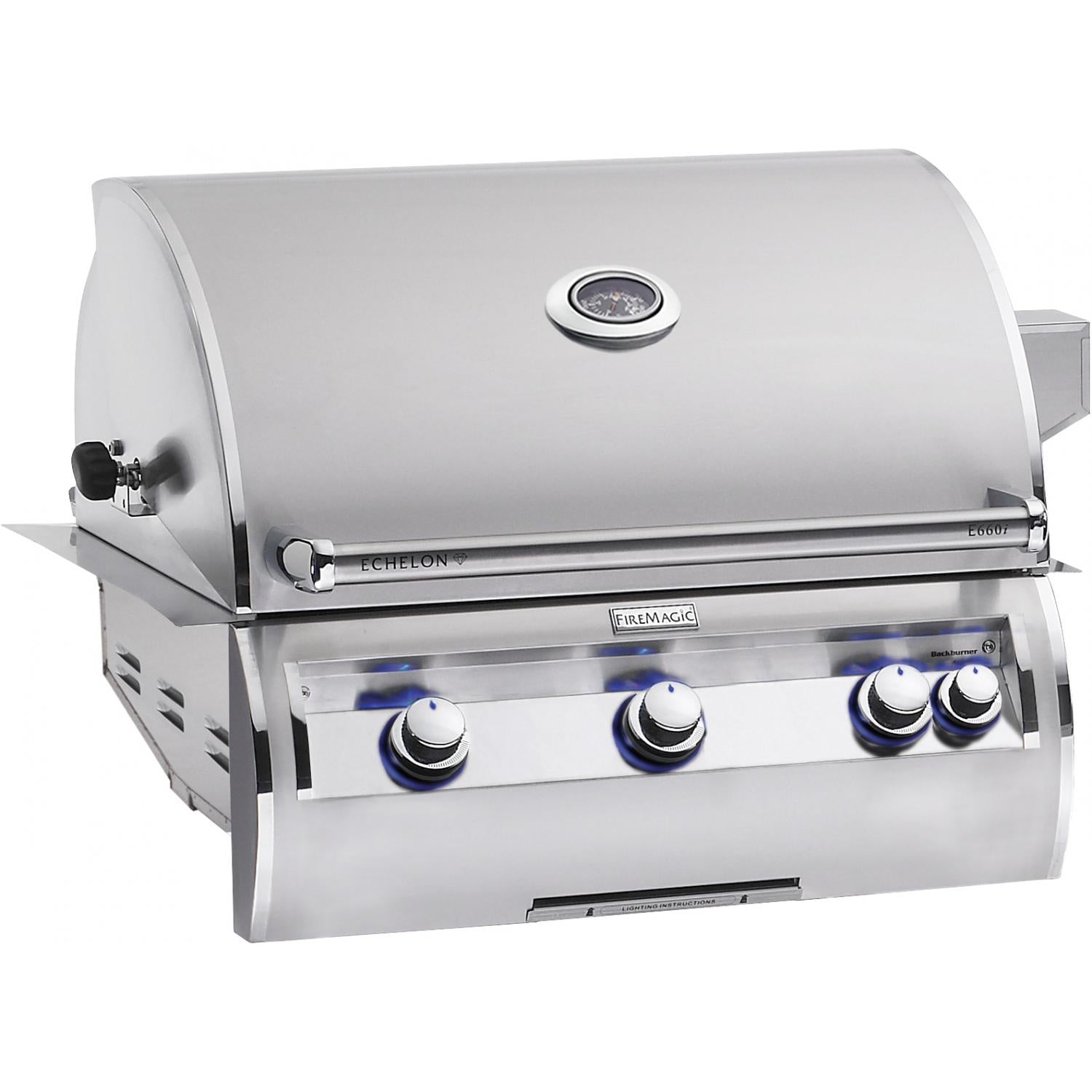 Fire Magic Echelon Diamond 30 Inch Built In Natural Gas Grill With