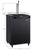 Kegco Full Size Spacious Black Kegerator with Freestanding Cabinet Z163B-1NK - BBQHangout
