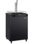 Kegco Full Size Spacious Black Kegerator with Freestanding Cabinet Z163B-1NK