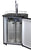 Kegco Full Size 1-Tap Beer Keg Dispenser with Matte Black Door K309B-1NK - BBQHangout