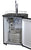 Kegco Full Size 1-Tap Beer Keg Dispenser with Matte Black Door K309B-1NK - BBQHangout