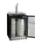 Kegco Digital Undercounter Kegerator with X-CLUSIVE Premium Direct Draw Kit HK38BSU-1 - BBQHangout