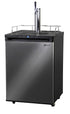 Kegco Full Size 1-Tap Digital Kegerator with Black Stainless Steel Door K309X-1NK