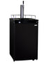 Kegco Full Size Single Tap Beer Kegerator with Black Door K199B-1NK