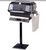 MHP Propane Gas Grill With Stainless Steel Shelves And Stainless Grids on Bolt Down Post JNR4DD