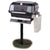 MHP Freestanding Natural Gas Grill With Stainless Steel Shelves And Grids In-Ground Post JNR4DD - BBQHangout