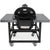 Primo Oval Large Ceramic Kamado Grill On Steel Cart With Stainless Side Tables - BBQHangout