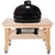 Primo Oval XL Ceramic Kamado Grill On Compact Cypress Table - BBQHangout