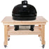 Primo Oval XL Ceramic Kamado Grill On Compact Cypress Table